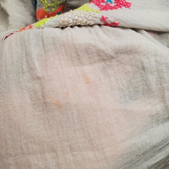 3J Workshop by Johnny Was Long Sleeve Embroidered Button Down Top XS - Picture 7 of 7